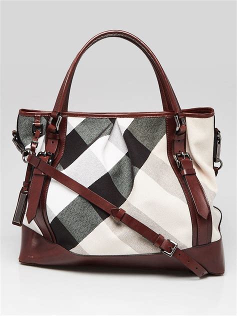 burberry large lowry canvas bag|Women’s Designer Bags .